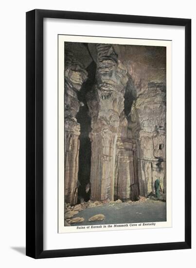 Mammoth Cave, Ruins of Karnak-null-Framed Art Print