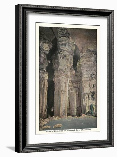 Mammoth Cave, Ruins of Karnak-null-Framed Art Print