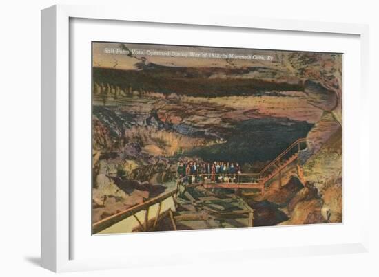 Mammoth Cave, Saltpeter Vats-null-Framed Art Print