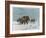 Mammoth Herd During the Ice Age-Wilhelm Kuhnert-Framed Art Print