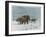 Mammoth Herd During the Ice Age-Wilhelm Kuhnert-Framed Art Print