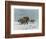 Mammoth Herd During the Ice Age-Wilhelm Kuhnert-Framed Art Print