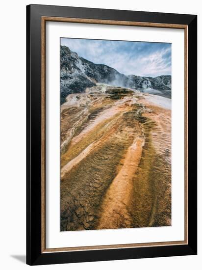 Mammoth Hot Springs Hills, Yellowstone National Park-Vincent James-Framed Photographic Print