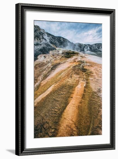 Mammoth Hot Springs Hills, Yellowstone National Park-Vincent James-Framed Photographic Print