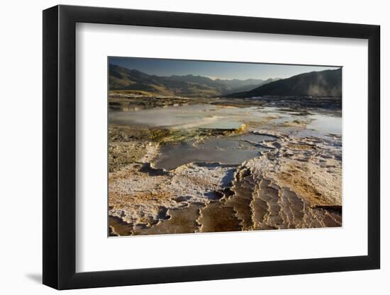 Mammoth Hot Springs, Yellowstone National Park, Wyoming, USA-Michel Hersen-Framed Photographic Print