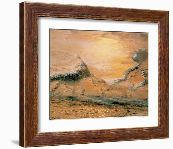 Mammoth Hot Springs-null-Framed Art Print