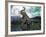 Mammoth Hunt, Lower Paleolithic era, Reconstruction-null-Framed Photographic Print