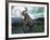 Mammoth Hunt, Lower Paleolithic era, Reconstruction-null-Framed Photographic Print