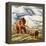 Mammoth Meets Rhinocerous-Tansley-Framed Premier Image Canvas