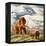 Mammoth Meets Rhinocerous-Tansley-Framed Premier Image Canvas