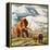 Mammoth Meets Rhinocerous-Tansley-Framed Premier Image Canvas