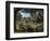 Mammoths And Sabre-tooth Cats, Artwork-Mauricio Anton-Framed Premium Photographic Print