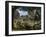 Mammoths And Sabre-tooth Cats, Artwork-Mauricio Anton-Framed Photographic Print