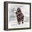 Mammuthus Primigenius Walking Through a Blizzard-Stocktrek Images-Framed Stretched Canvas