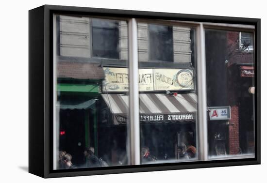Mamoon's Falafel Reflection-null-Framed Stretched Canvas