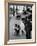 Man Admiring Fiat Automobile Exhibit at the Milan Fair-Ralph Crane-Framed Photographic Print