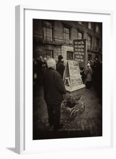 Man Advertising Christianity-Tim Kahane-Framed Photographic Print