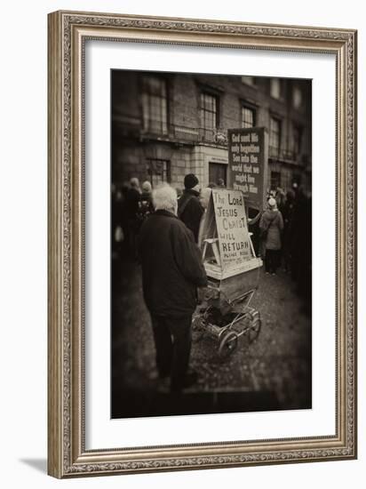 Man Advertising Christianity-Tim Kahane-Framed Photographic Print