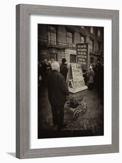 Man Advertising Christianity-Tim Kahane-Framed Photographic Print