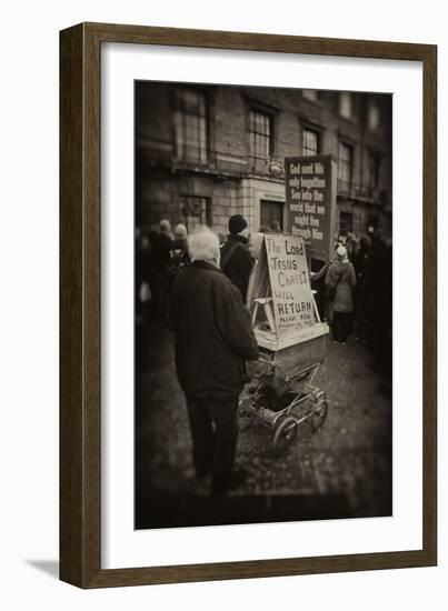 Man Advertising Christianity-Tim Kahane-Framed Photographic Print