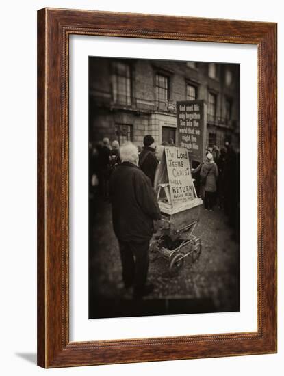 Man Advertising Christianity-Tim Kahane-Framed Photographic Print