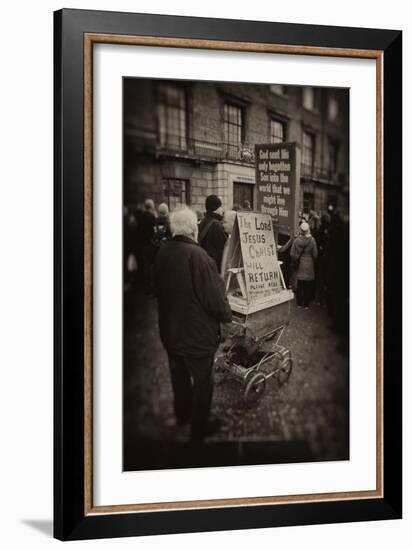 Man Advertising Christianity-Tim Kahane-Framed Photographic Print