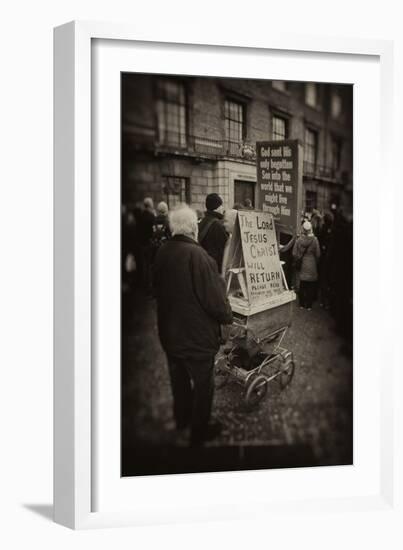 Man Advertising Christianity-Tim Kahane-Framed Photographic Print