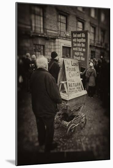 Man Advertising Christianity-Tim Kahane-Mounted Photographic Print