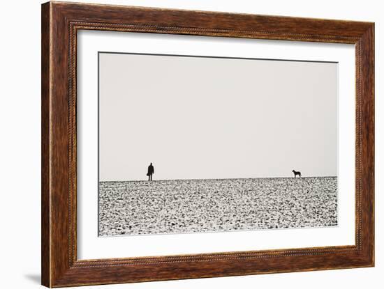 Man and Dog-Torsten Richter-Framed Photographic Print