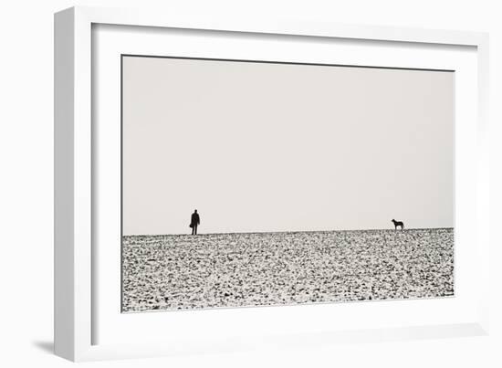 Man and Dog-Torsten Richter-Framed Photographic Print