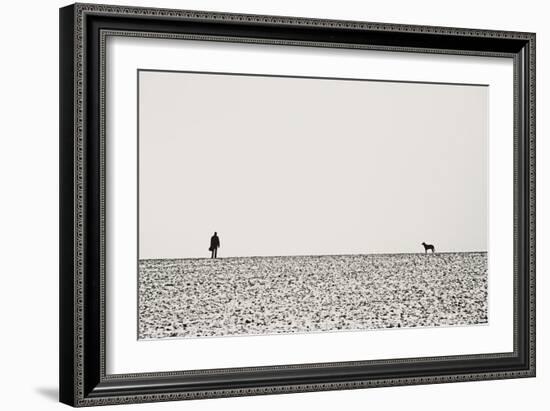 Man and Dog-Torsten Richter-Framed Photographic Print