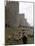 Man and sheep Surrounding Avila, Rebuilt by Alfonso VI in 1090 Ad, 9 Gate Entrance to the City-Eliot Elisofon-Mounted Photographic Print