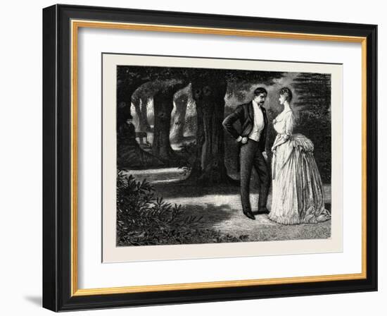 Man and Woman, 1888-George L. Du Maurier-Framed Giclee Print