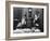 Man and Woman Flirting in the Office-null-Framed Photo