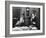 Man and Woman Flirting in the Office-null-Framed Photo