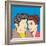 Man and Woman Love Couple in Pop Art Comic Style-Eva Andreea-Framed Art Print