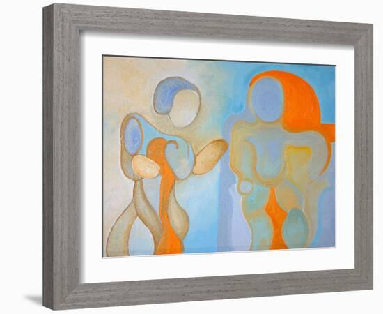 Man and Woman Nr 1, 2009-Jan Groneberg-Framed Giclee Print