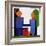 Man and Woman with Intersecting Arms-Franz Wilhelm Seiwert-Framed Giclee Print