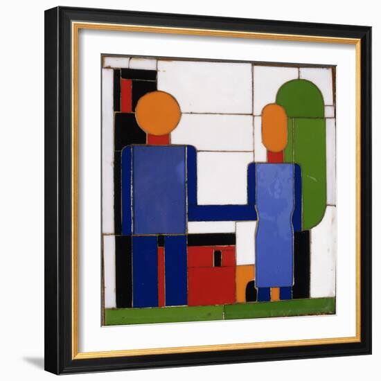 Man and Woman with Intersecting Arms-Franz Wilhelm Seiwert-Framed Giclee Print