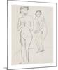 Man and Woman-Ernst Ludwig Kirchner-Mounted Premium Giclee Print