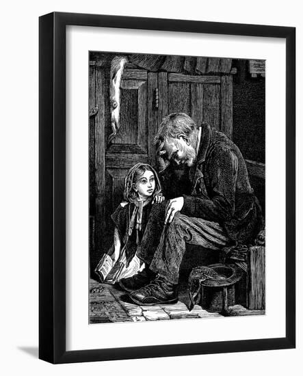 Man at Church Sitting in 'Free' Seat, London, 1872-John Emms-Framed Giclee Print