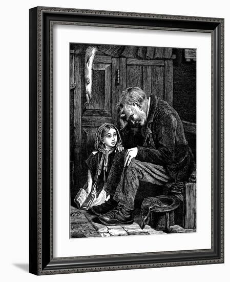 Man at Church Sitting in 'Free' Seat, London, 1872-John Emms-Framed Giclee Print