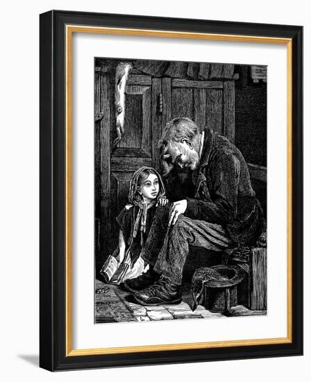 Man at Church Sitting in 'Free' Seat, London, 1872-John Emms-Framed Giclee Print