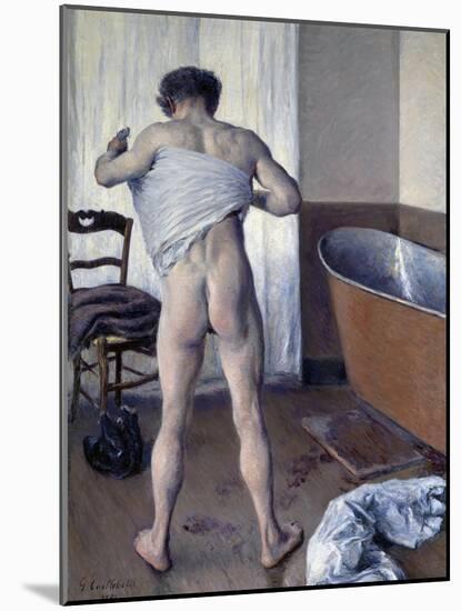 Man at His Bath-Gustave Caillebotte-Mounted Giclee Print