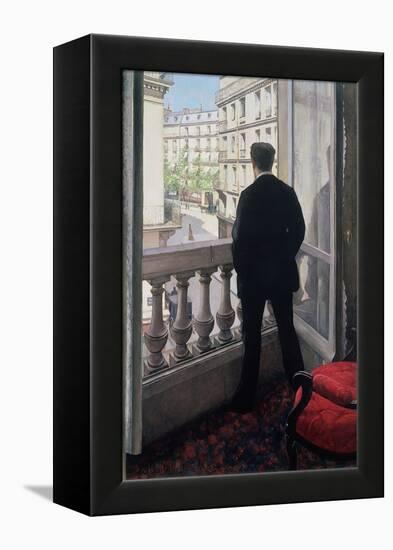 Man at the Window. 1875-Gustave Caillebotte-Framed Premier Image Canvas