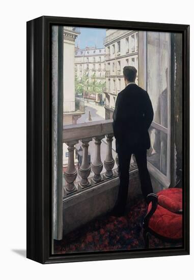 Man at the Window. 1875-Gustave Caillebotte-Framed Premier Image Canvas