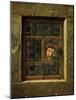 Man at the window-Samuel van Hoogstraten-Mounted Giclee Print
