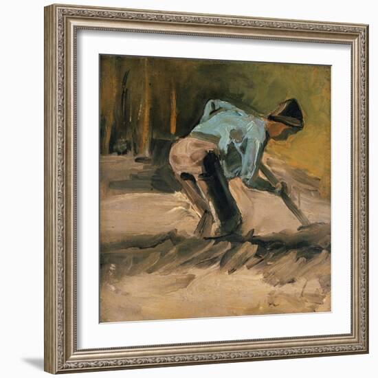 Man at Work, c.1883-Vincent van Gogh-Framed Giclee Print