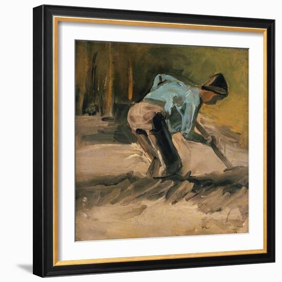 Man at Work, c.1883-Vincent van Gogh-Framed Giclee Print