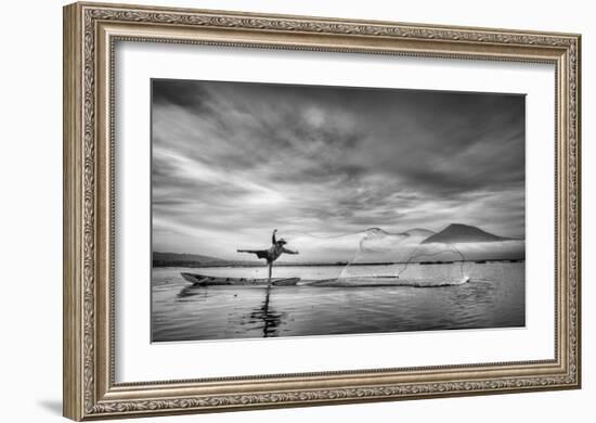 Man Behind The Nets-Arief Siswandhono-Framed Giclee Print